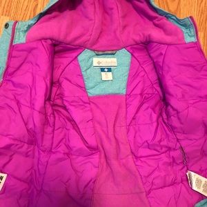 Toddler Girls Columbia Snow Winter Jacket XXS 4/5